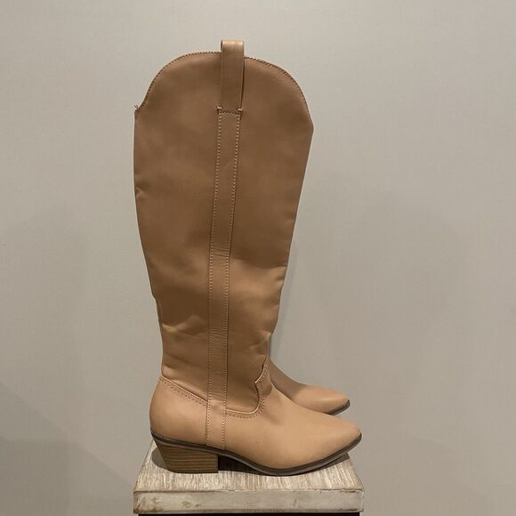 Universal Thread Women's Light Brown Sommer Western Riding Knee Boots Size 6 NWT - Picture 16 of 16